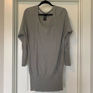Size L grey extended hem Talula Cashmere Sweater